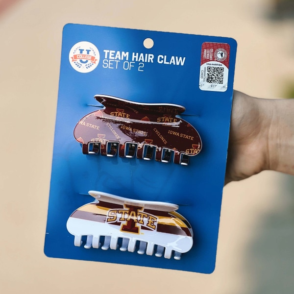 I-State Cardinal & White Hair Claw Set (2-pack)